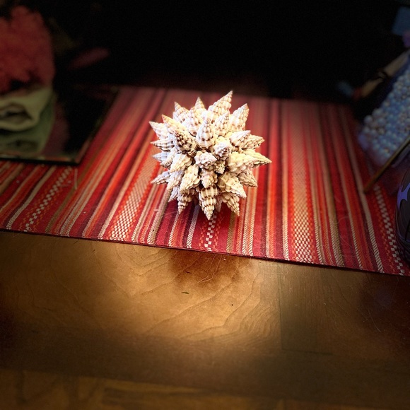 Shell sphere. Island decor 5 inch tall. - Picture 4 of 7